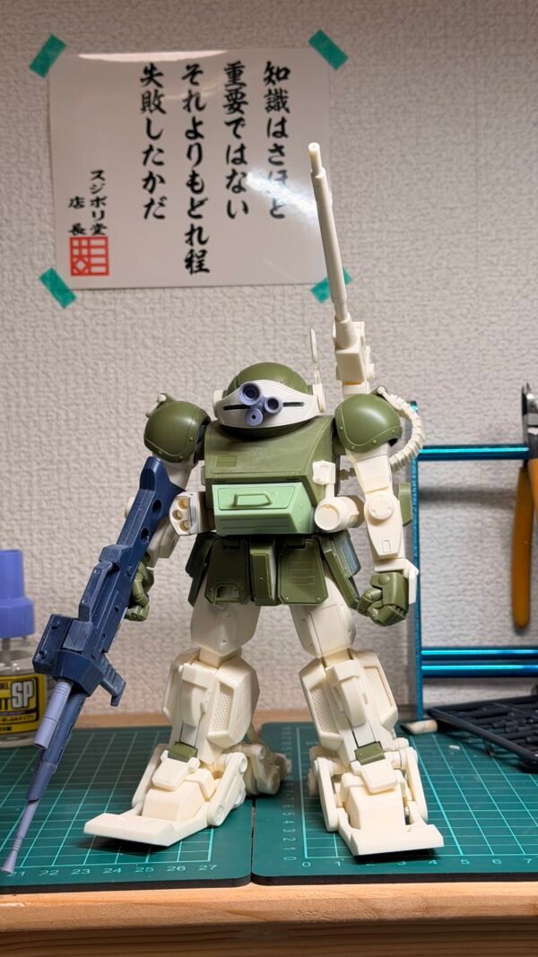 装甲骑兵综合模型演习2025  1/24 强盗狗 黑色闪电旅团式样 改件  バーグラリードッグ　黒い稲妻旅団仕様 毛利重夫