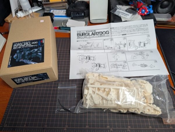 装甲骑兵综合模型演习2025  1/24 强盗狗 黑色闪电旅团式样 改件  バーグラリードッグ　黒い稲妻旅団仕様 毛利重夫