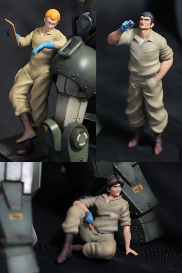 装甲骑兵综合模型演习2025 1/24 最后的红肩队4人组 シャークフィン