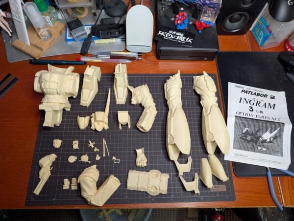 Volks 1/24 AV-98 英格拉姆 反应装甲 123号机套装 机动警察剧场版2